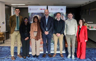 The Youth Board stand alongside Prince William